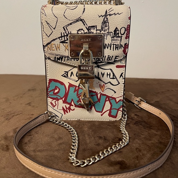 Dkny Handbags - DKNY Elissa Crossbody Graffiti Bag